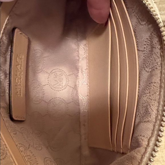Michael Kors Tan Monogram Clutch - Picture 5 of 5